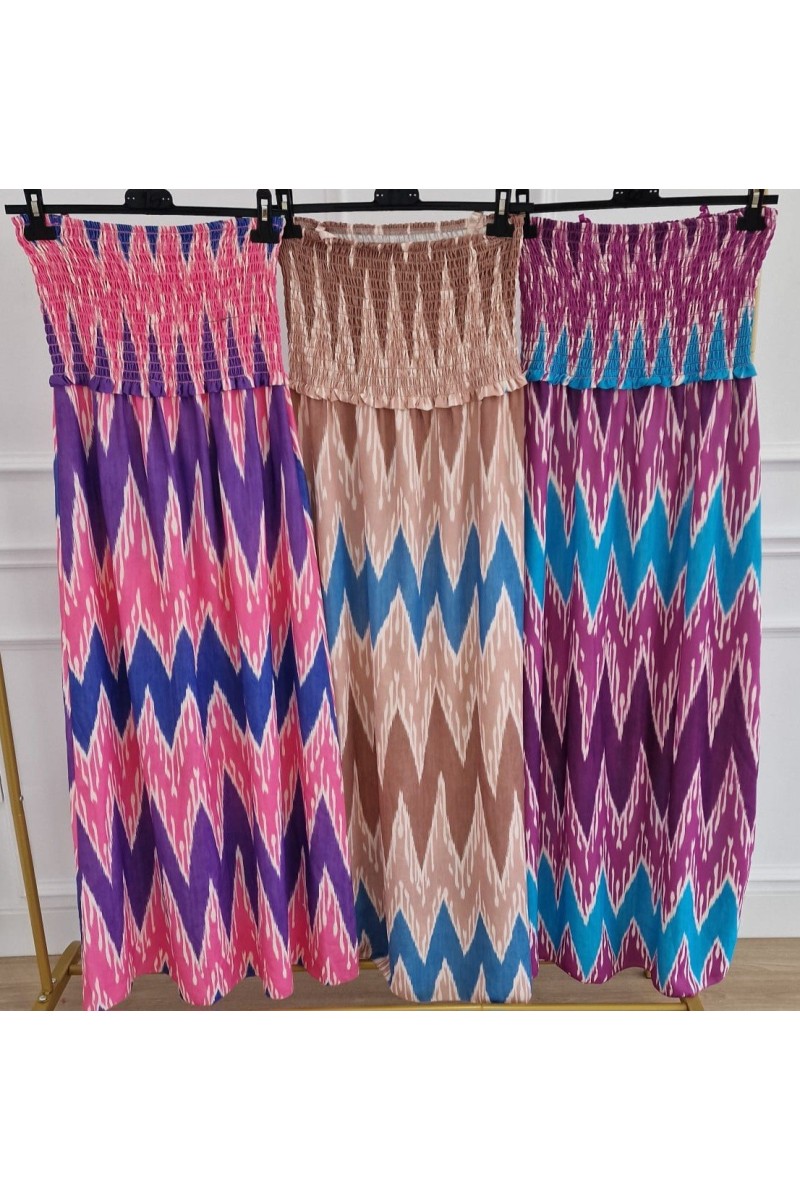 Vestido zig zag