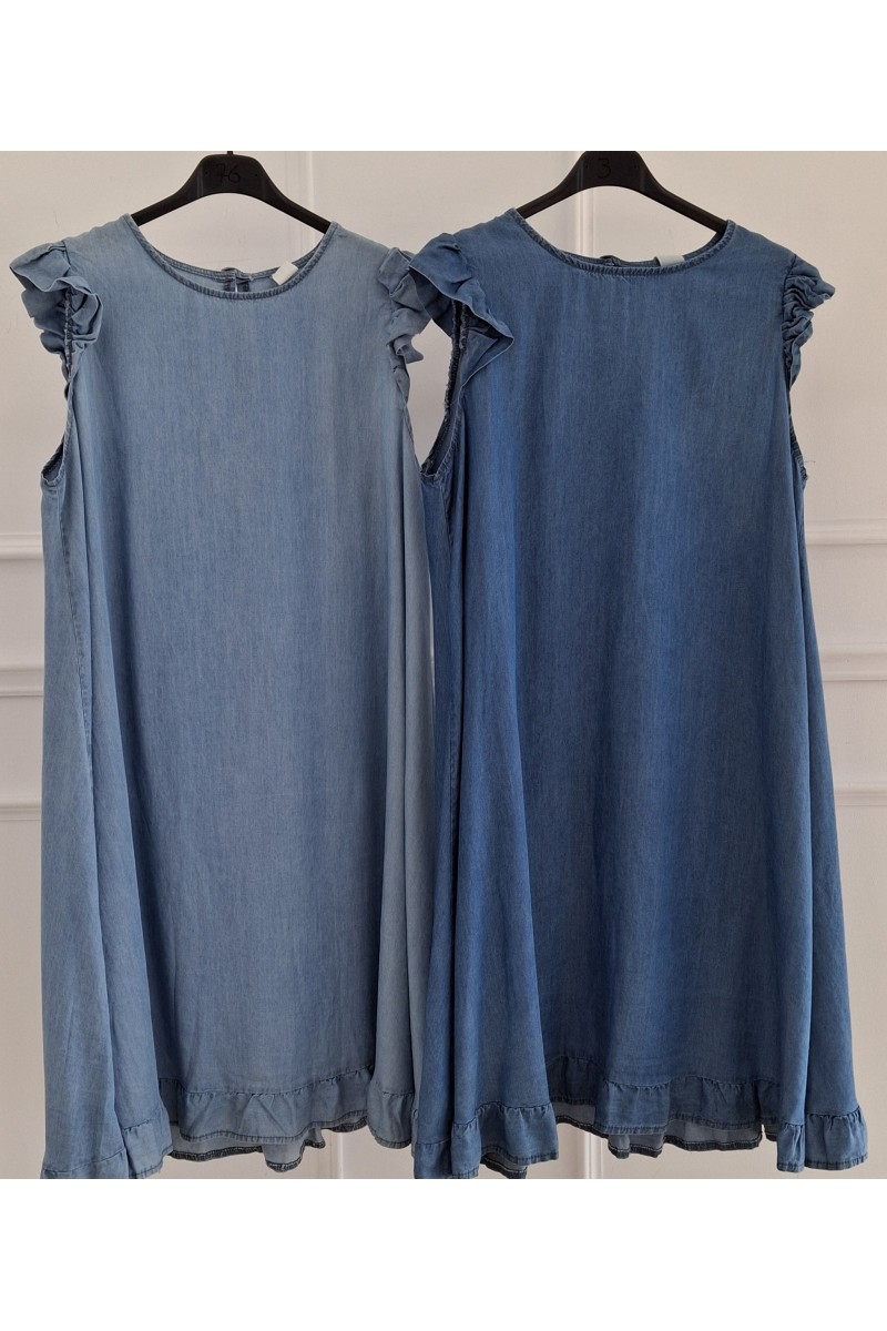Vestido  vaquero  evase