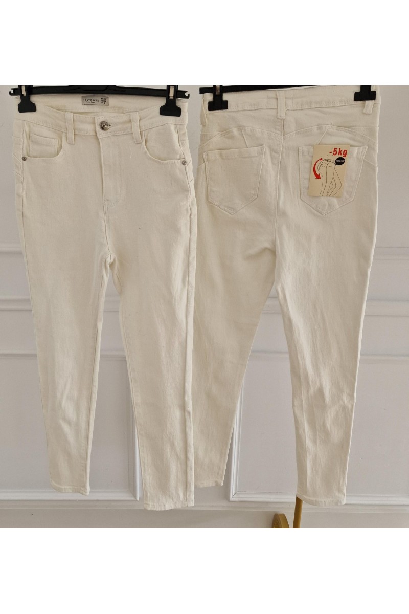 Pantalón vaquero lavado-5kilos blanco