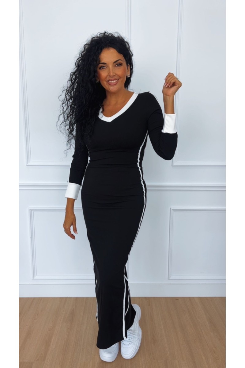 Vestido doble raya popy Vestido doble raya popy
