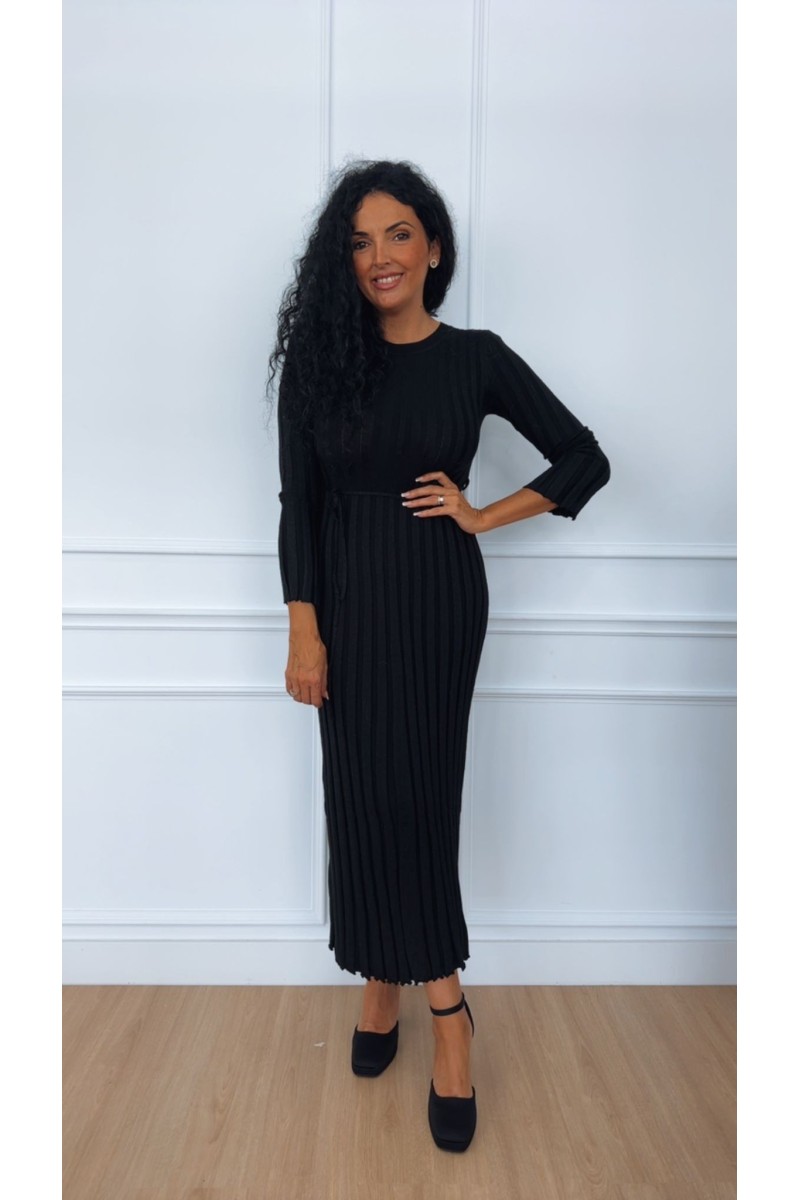 Vestido plisado Estela