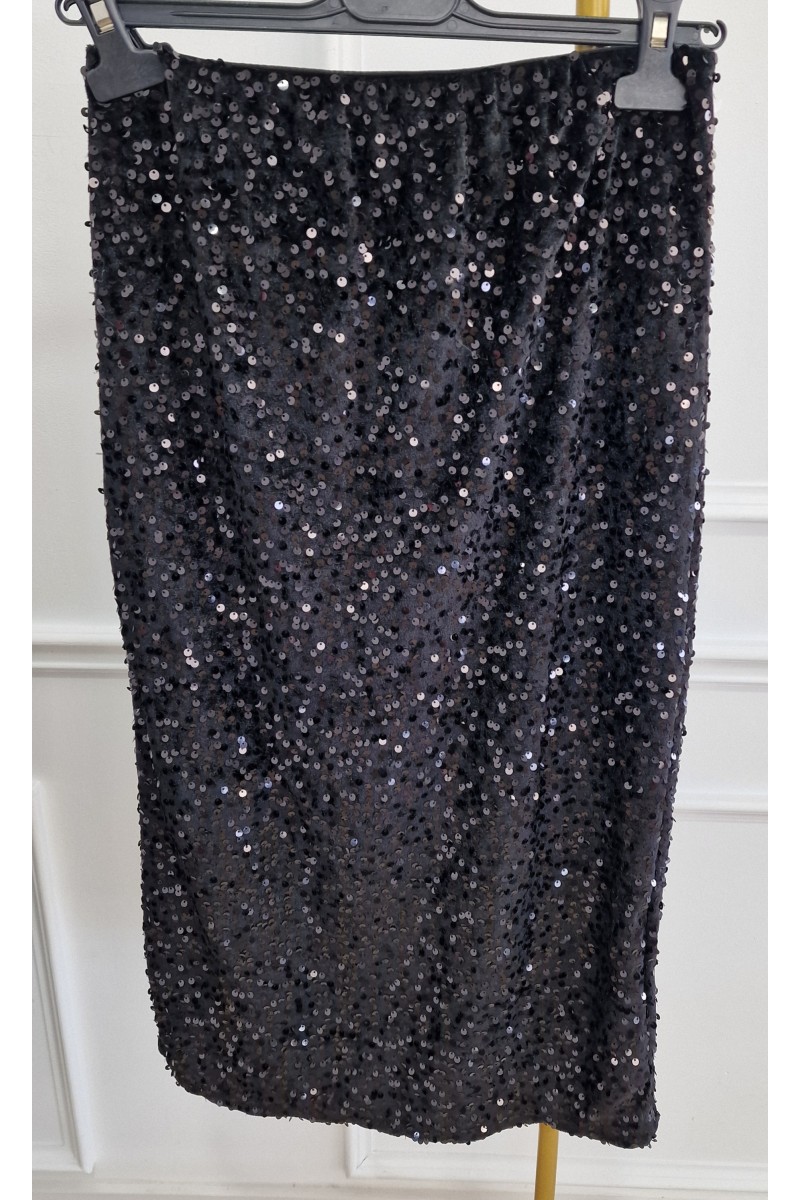 Falda  glitters midi