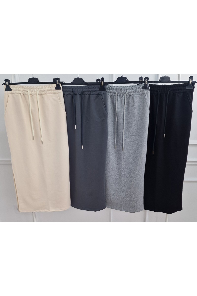 Falda sport midi
