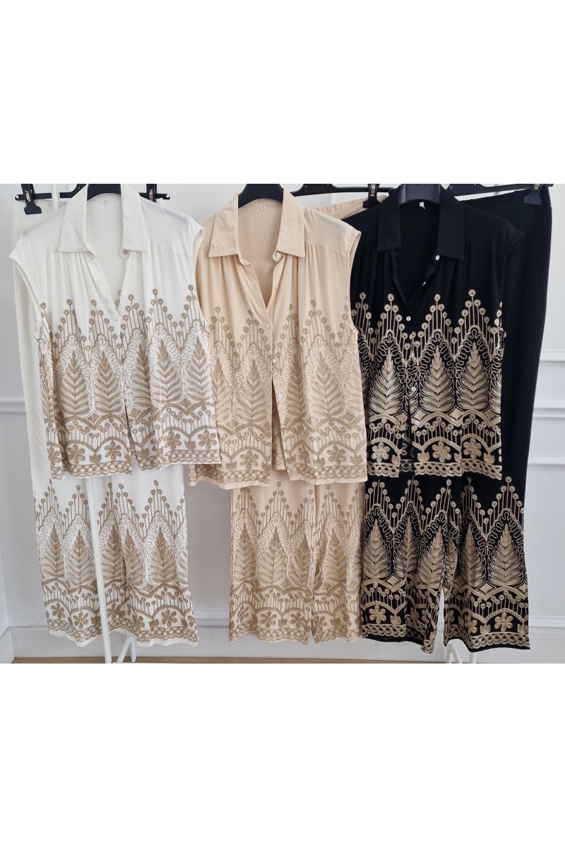 Conjunto sin mangas rania