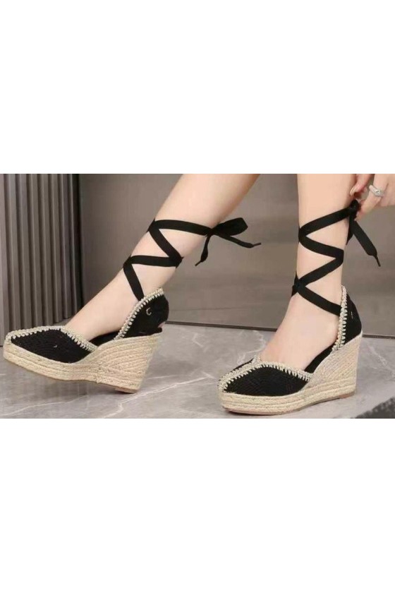 Cuñas luxury negras