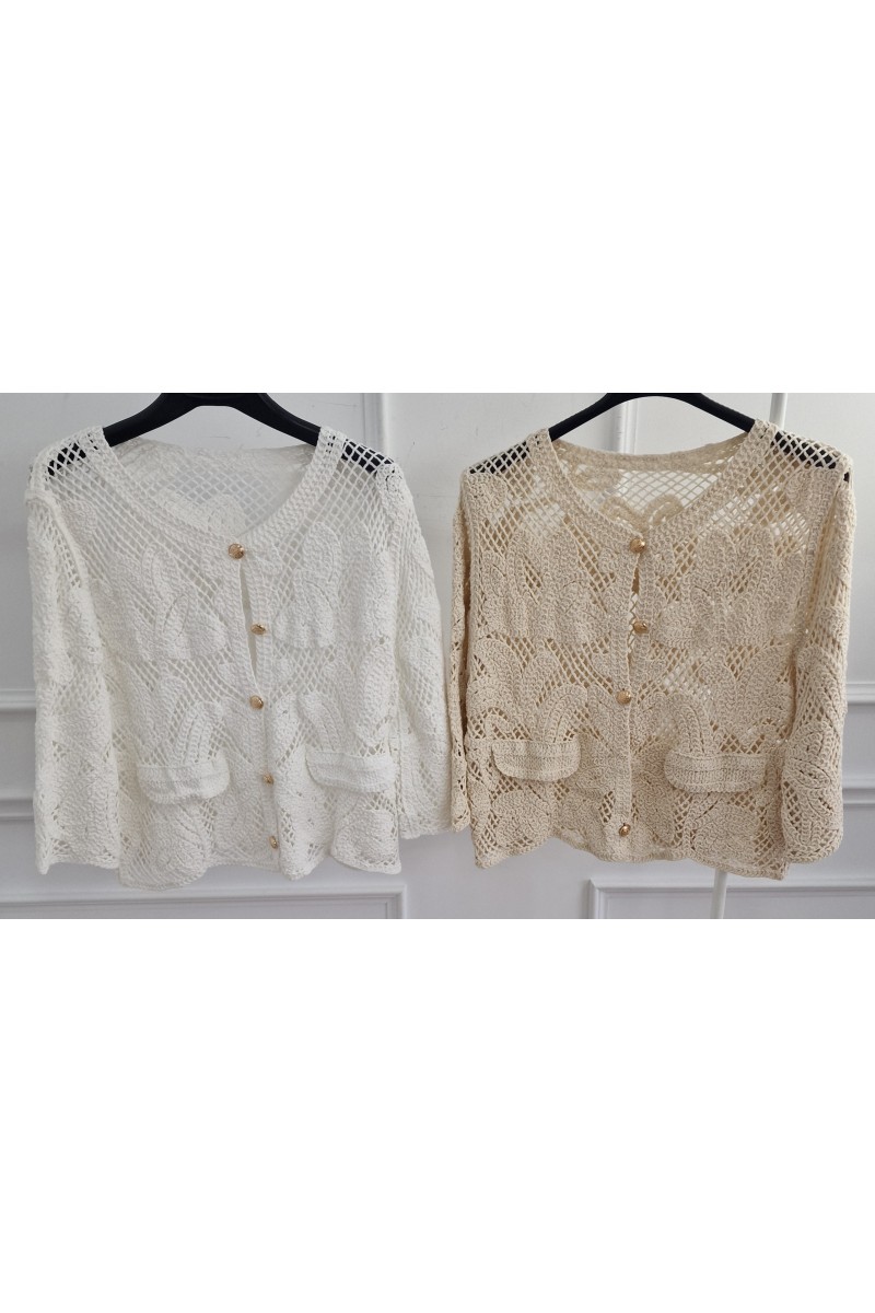Chaqueta crochet