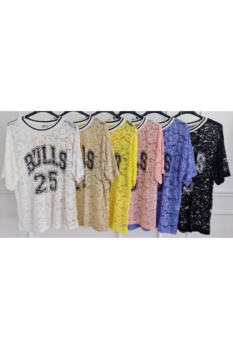 Camiseta encaje bulls