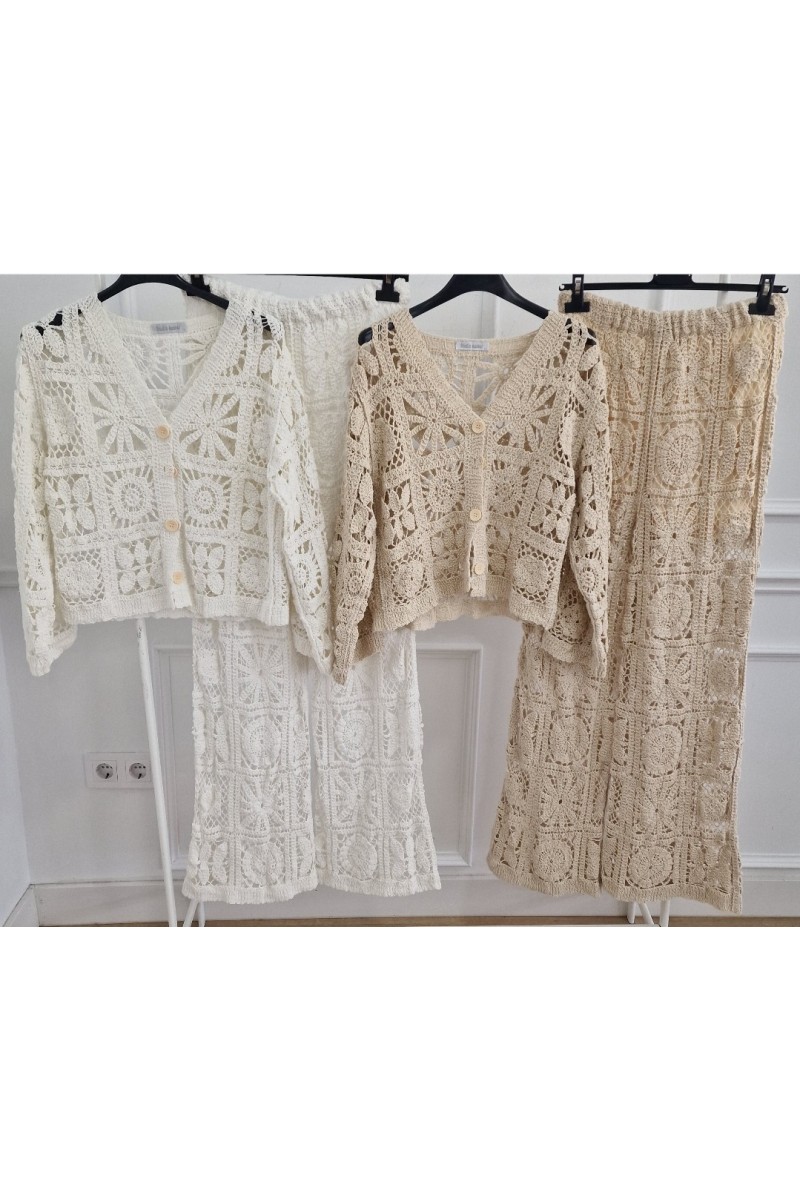 Conjunto guipur sicilia
