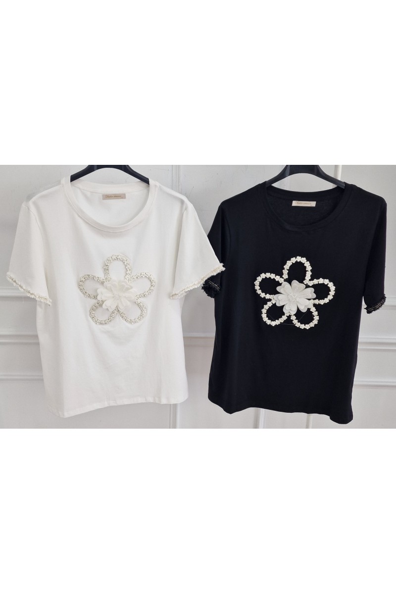 Camiseta flor