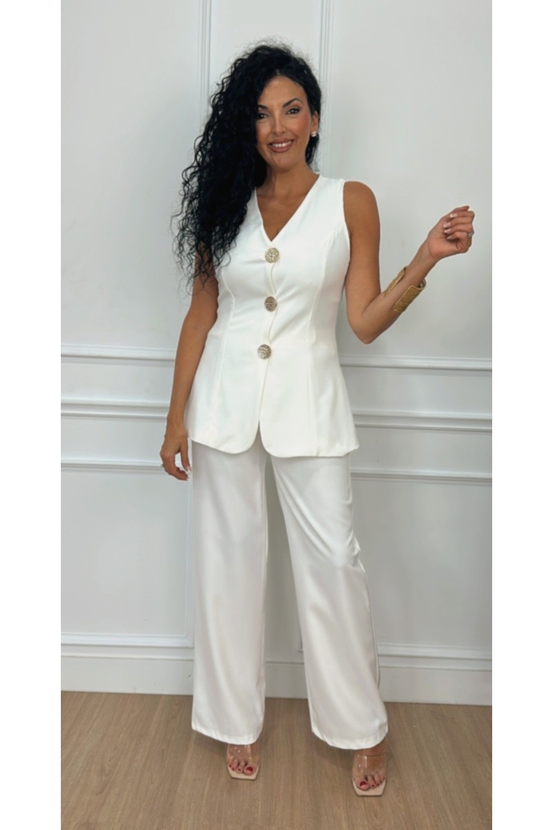 Traje chaqueta sin mangas Irina