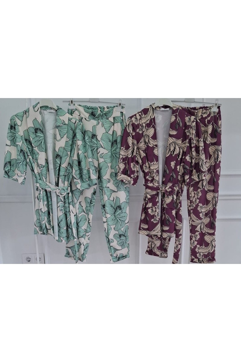 Traje chaqueta orquideas Traje chaqueta orquideas