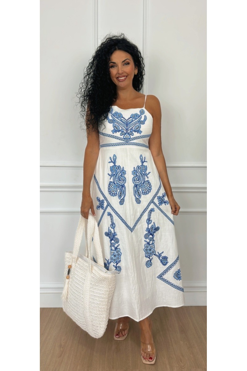 Vestido lino Grecia Vestido lino Grecia