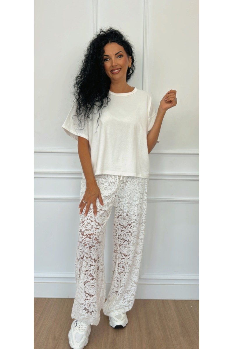 Conjunto pantalón encaje Conjunto pantalón encaje