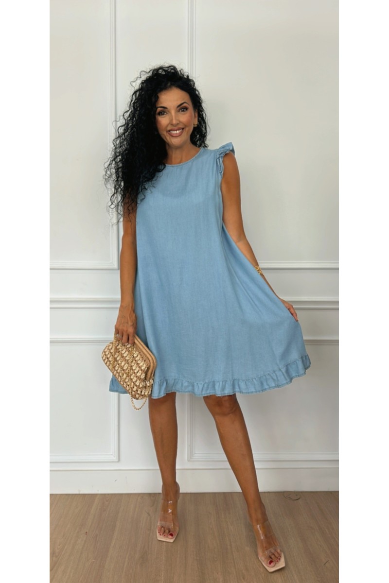 Vestido evase vaquero Vestido evase vaquero