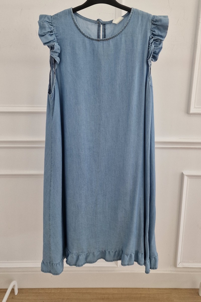 Vestido evase vaquero