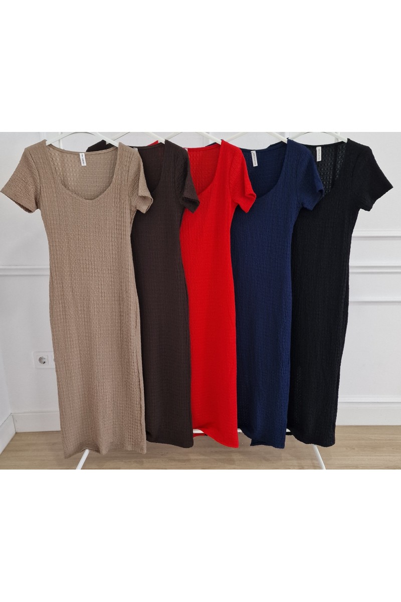 Vestido manga corta tarifa
