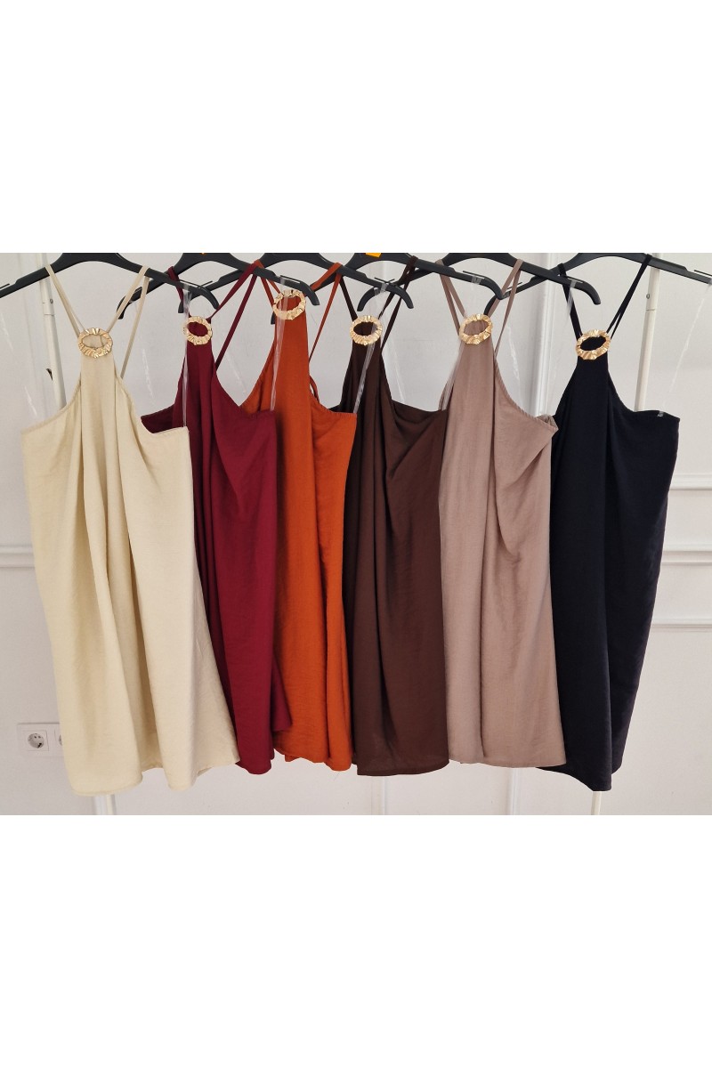 Vestido lino cala